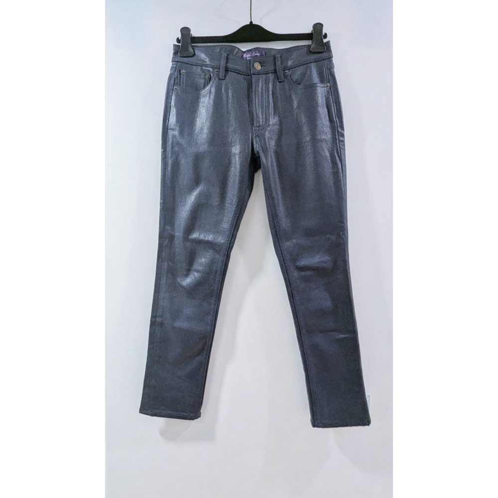 Ralph Lauren Purple Label Coated Blue Jeans Size 27